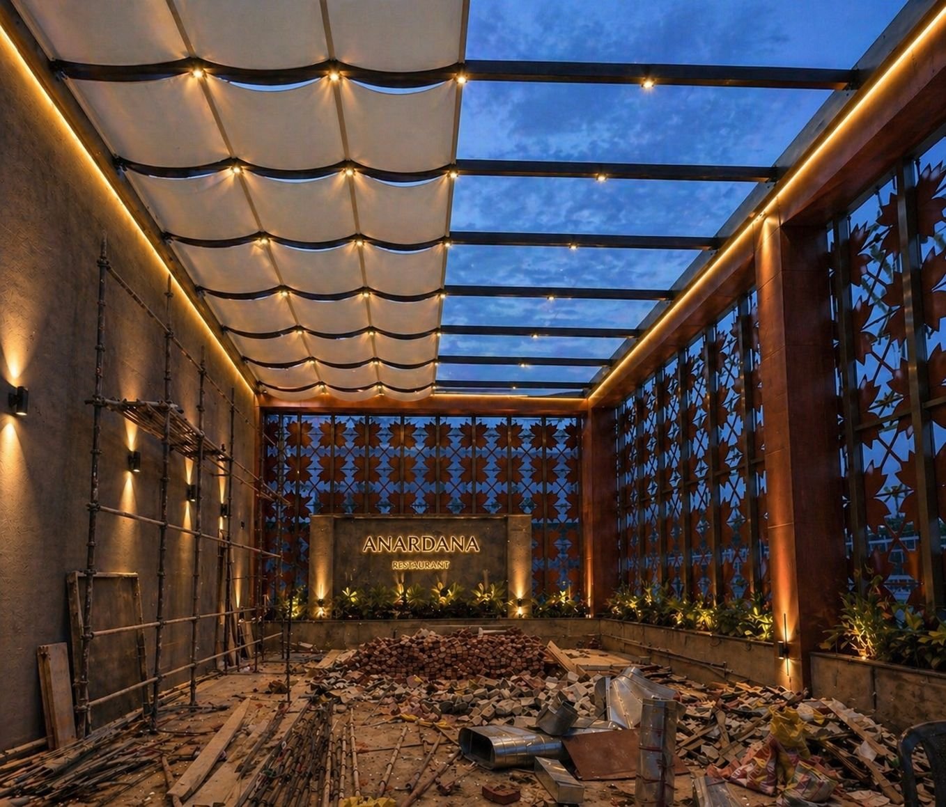 BuildSky restaurant outdoor project